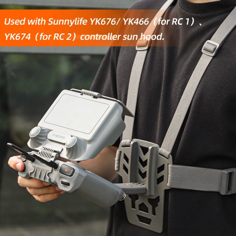 Sunnylife Remote Control Waist Support Bracket Chest Strap, For DJI RC 2 / 1, For DJI RC Pro Sunnylife Remote Control Waist Support Bracket Chest Strap, For DJI RC 2 / 1, For DJI RC Pro